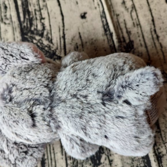 Kellytoy Elephant 8" Plush Stuffed Animal Gray Heart On Foot Valentine's Day - Picture 4 of 6